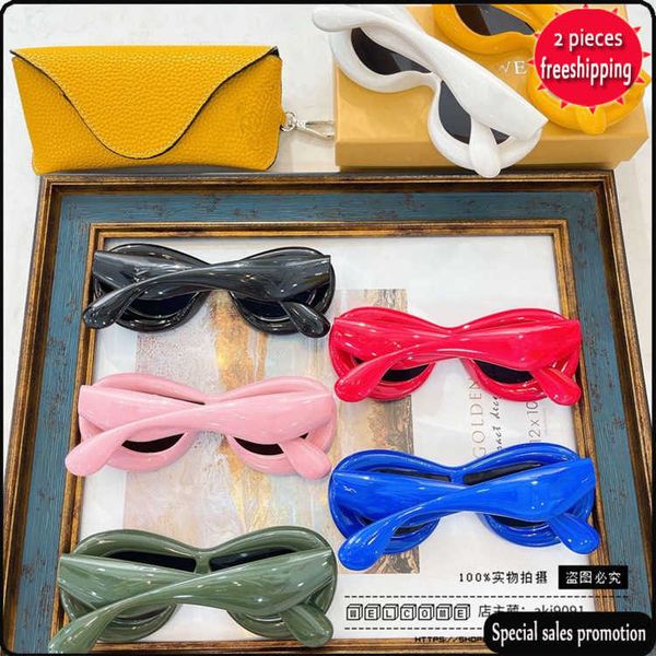 brand design sunglasses 23 new luoyi's bread inflatable to-ad sunglass net red female lw40099 uv400 shades fashion sun glasses for wome, White;black
brand design sunglasses 23 new luoyi's bread inflatable to-ad sunglass net red female lw40099 uv400 shades fashion sun glasses for wome, White;black