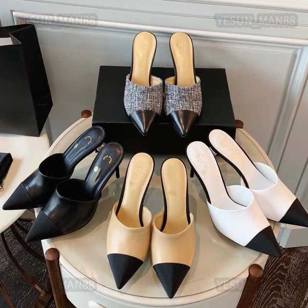 channel shoes designer luxury channel classic slippers women pointed color-blocking high heels pearl heels sandal ladies dress shoe womens l
channel shoes designer luxury channel classic slippers women pointed color-blocking high heels pearl heels sandal ladies dress shoe womens l