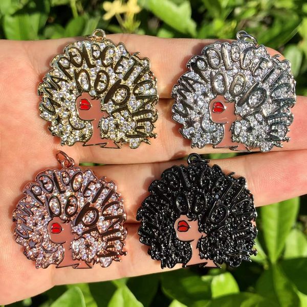 charms 5pcs cubic zirconia pave unapologetically afro queen black girl magic pendant accessories for bracelet jewelry make 230320, Bronze;silver
charms 5pcs cubic zirconia pave unapologetically afro queen black girl magic pendant accessories for bracelet jewelry make 230320, Bronze;silver