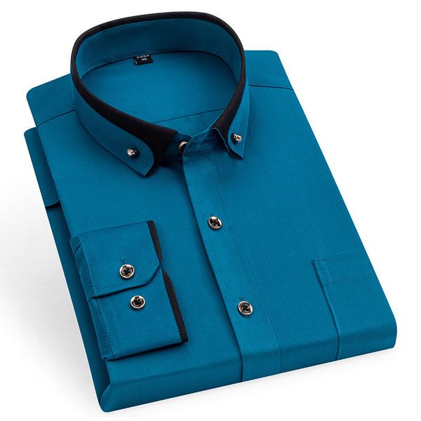 men's casual shirts men's double collar shirt long sleeves fashion formal classic business dress shirt black casual slim fit breat, White;black
men's casual shirts men's double collar shirt long sleeves fashion formal classic business dress shirt black casual slim fit breat, White;black