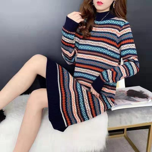 casual dresses autumn and winter fashion women middle long stripe knee length wool dress female loose long sleeve hooded pullover knitted 23, Black;gray
casual dresses autumn and winter fashion women middle long stripe knee length wool dress female loose long sleeve hooded pullover knitted 23, Black;gray