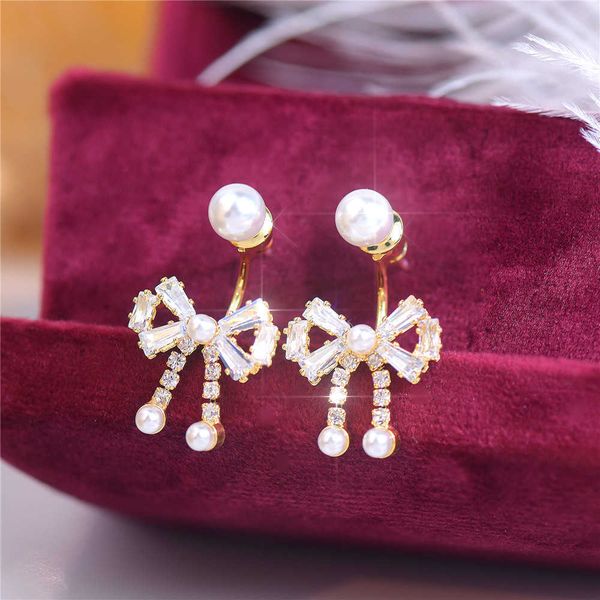 charm 2022 new korea exquisite full rhinestone bow 14k real gold plating sweet fashion earrings elegant women's daily accessories g2303, Golden
charm 2022 new korea exquisite full rhinestone bow 14k real gold plating sweet fashion earrings elegant women's daily accessories g2303, Golden