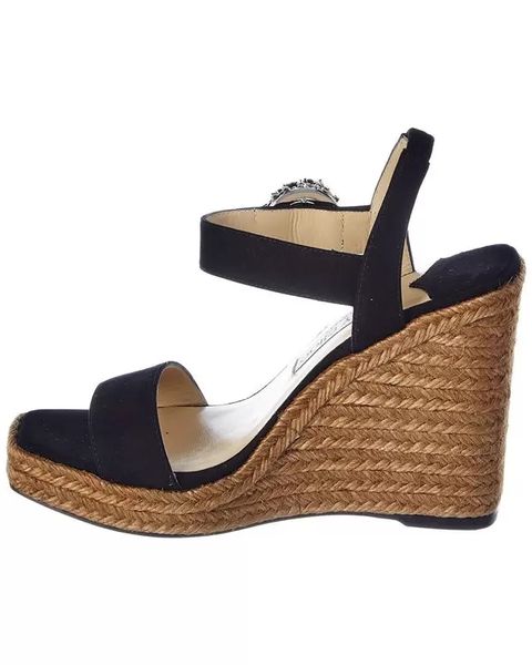 women wedges sandal high heels shoes luxury pumpssummer fashion heeled mirabelle latte nappa leathers wedges and crystal with box, Black
women wedges sandal high heels shoes luxury pumpssummer fashion heeled mirabelle latte nappa leathers wedges and crystal with box, Black