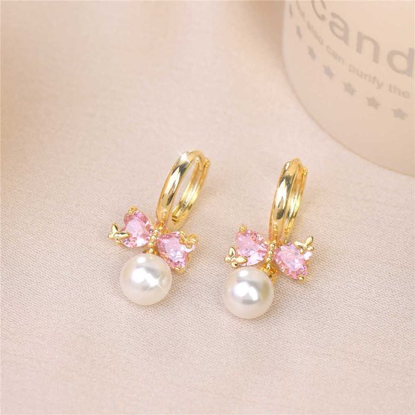charm 2023 new design pink bow knot zircon earrings water drop pearls micro set delicate butterfly earrings small daily earrings gift g23032, Golden
charm 2023 new design pink bow knot zircon earrings water drop pearls micro set delicate butterfly earrings small daily earrings gift g23032, Golden
