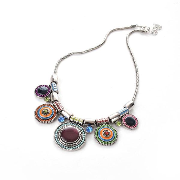 pendant necklaces ethnic clavicle necklace for women jewelry colorful pendants european and american charms jewellery z60cf3 73vk, Silver
pendant necklaces ethnic clavicle necklace for women jewelry colorful pendants european and american charms jewellery z60cf3 73vk, Silver