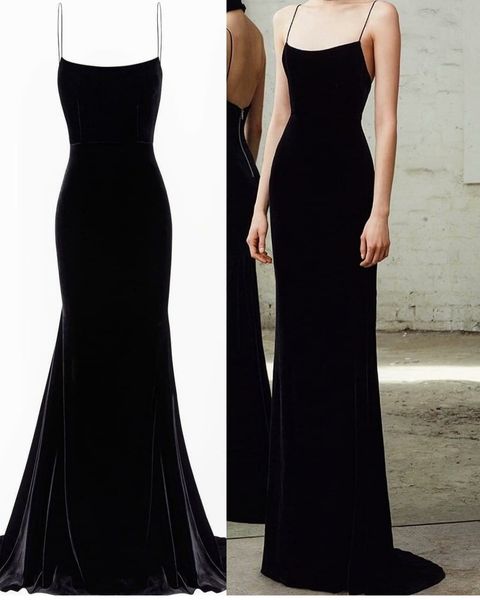 party dresses elegant long velvet black evening mermaid spaghetti open back halter abendkleider robes de for women 230320, White;black
party dresses elegant long velvet black evening mermaid spaghetti open back halter abendkleider robes de for women 230320, White;black