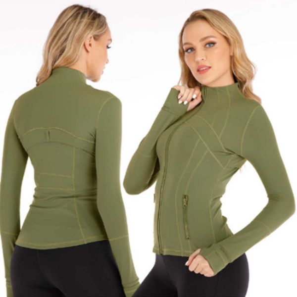 lu yoga jacket women define workout sports coat fitness sport quick dry activewear solid zip upss sweatshirt sportwear, Gray
lu yoga jacket women define workout sports coat fitness sport quick dry activewear solid zip upss sweatshirt sportwear, Gray