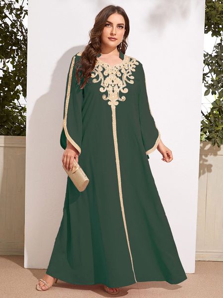 casual dresses toleen women's plus size maxi dresses spring casual elegant abaya long sleeve muslim turkey evening party festival cloth, Black;gray
casual dresses toleen women's plus size maxi dresses spring casual elegant abaya long sleeve muslim turkey evening party festival cloth, Black;gray