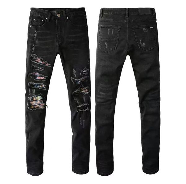 designer jeans holes jean men embroidery quilting ripped woman trendy brand fashion straight pants distrressed patchwork jeans for7693237, Blue
designer jeans holes jean men embroidery quilting ripped woman trendy brand fashion straight pants distrressed patchwork jeans for7693237, Blue