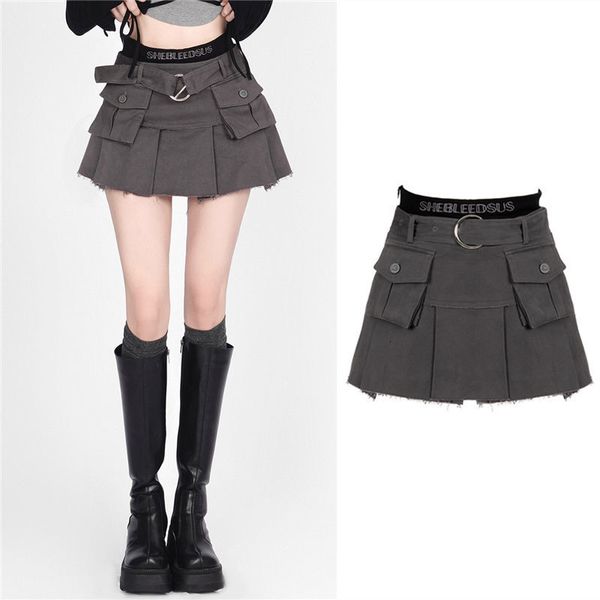 skirts high street ladies summer clothes women s waist pleated y2k a line spicy girl pocket uniform mini 230321, Black
skirts high street ladies summer clothes women s waist pleated y2k a line spicy girl pocket uniform mini 230321, Black