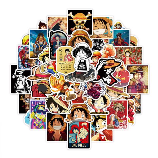 50pcs luffy stickers pack for lap anime one piece graffiti waterproof vinyl stickers kl101-431
50pcs luffy stickers pack for lap anime one piece graffiti waterproof vinyl stickers kl101-431