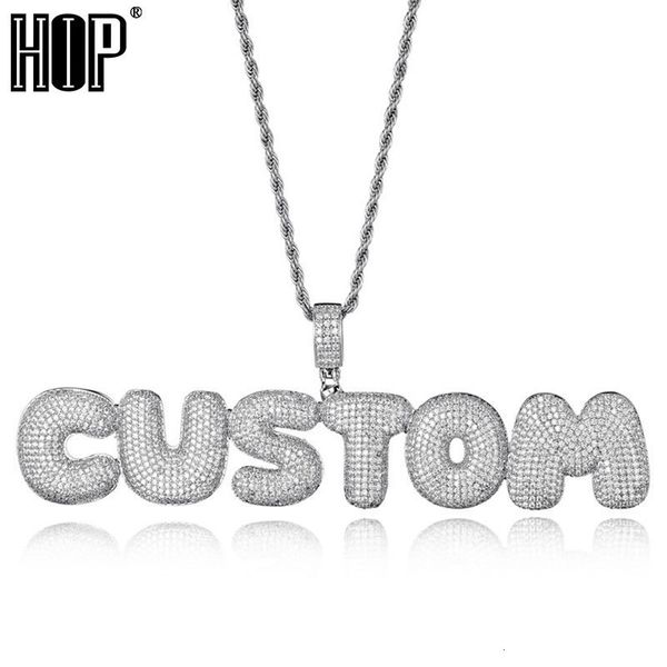 pendant necklaces hip hop iced out bubble letters custom name zircon chain pendants for men jewelry with tennis 230321, Silver
pendant necklaces hip hop iced out bubble letters custom name zircon chain pendants for men jewelry with tennis 230321, Silver
