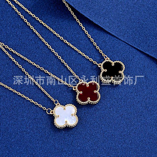 pendant necklaces strands strings brahma family four leaf clover necklace high version female versatile niche design agate fritillaria tikto, Silver
pendant necklaces strands strings brahma family four leaf clover necklace high version female versatile niche design agate fritillaria tikto, Silver