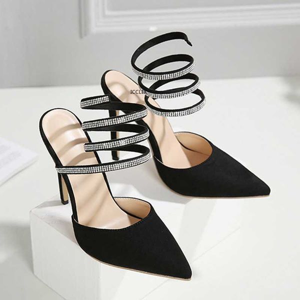 sandals 2023 new spring fashion crystal pumps women sandals thin heel narrow band party stripper heels shoes g230321, Black
sandals 2023 new spring fashion crystal pumps women sandals thin heel narrow band party stripper heels shoes g230321, Black