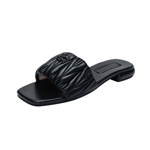 designer miu slides slippers women embroidered metallic slide sandals black pink beige square toe heels ladies summer beach sandal party wed
designer miu slides slippers women embroidered metallic slide sandals black pink beige square toe heels ladies summer beach sandal party wed