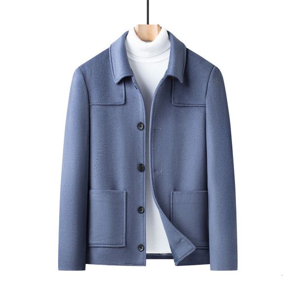 men's wool blds blue bld coat m button up long sleeve office wear brown jacket winter casual outerwear overcoat oversize 230320, Black
men's wool blds blue bld coat m button up long sleeve office wear brown jacket winter casual outerwear overcoat oversize 230320, Black