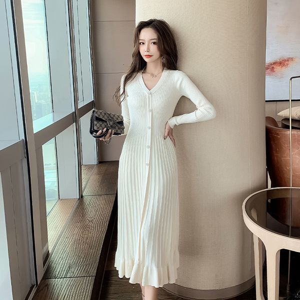 casual dresses v neck knitting dress korean casual fashion winter sweater long sleeve diamonds button elegant dress for women autumn 230321, Black;gray
casual dresses v neck knitting dress korean casual fashion winter sweater long sleeve diamonds button elegant dress for women autumn 230321, Black;gray