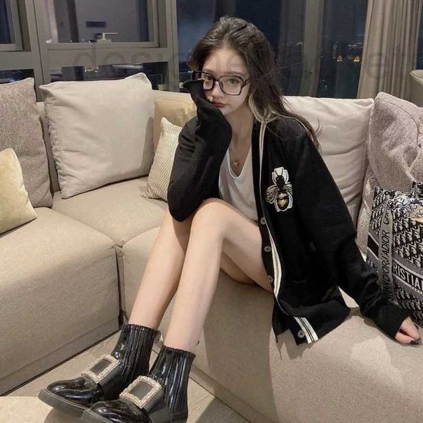 women's knits & tees designer retro ladies knitted cardigans sweater women long-sleeved v-neck korean fashion shirt cardigan autumn and, White
women's knits & tees designer retro ladies knitted cardigans sweater women long-sleeved v-neck korean fashion shirt cardigan autumn and, White