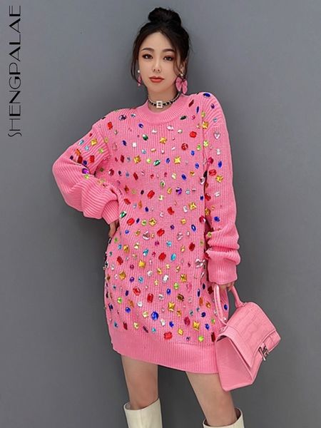 casual dresses shengpalae round collar long sleeve knitting dress for women autumn female fashion trendy elegant dresses 5w986 230321, Black;gray
casual dresses shengpalae round collar long sleeve knitting dress for women autumn female fashion trendy elegant dresses 5w986 230321, Black;gray