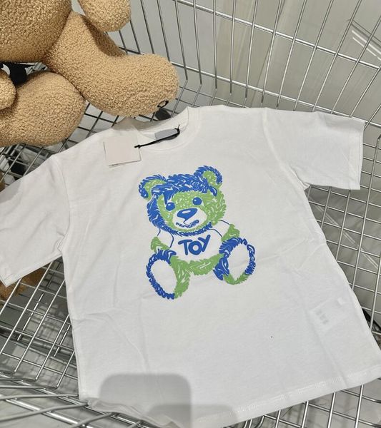 kids fashion t shirts summer short sleeve tees boys girls children casual letter printed with bear pattern t-shirts pullover size 90-130cm, Blue
kids fashion t shirts summer short sleeve tees boys girls children casual letter printed with bear pattern t-shirts pullover size 90-130cm, Blue