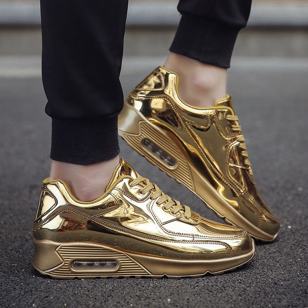 dress shoes men s sports gold silver breathable casual zapatillas hombre comfortable bright flat chaussures 230321, Black
dress shoes men s sports gold silver breathable casual zapatillas hombre comfortable bright flat chaussures 230321, Black