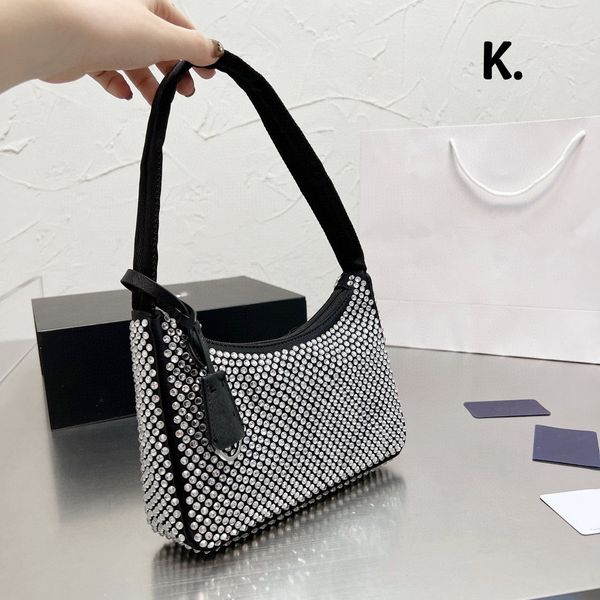 diamond women shoulder bag 2022 new crystal handbags summer fashion underarm purses luxury totes bling nylon classic shiny
diamond women shoulder bag 2022 new crystal handbags summer fashion underarm purses luxury totes bling nylon classic shiny