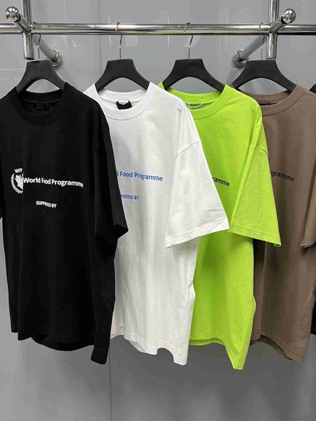 plush t shirt designer luxury coats balciga b paris world grain wfp wheat ear printing loose os version men's and women's tshirt s, Black
plush t shirt designer luxury coats balciga b paris world grain wfp wheat ear printing loose os version men's and women's tshirt s, Black