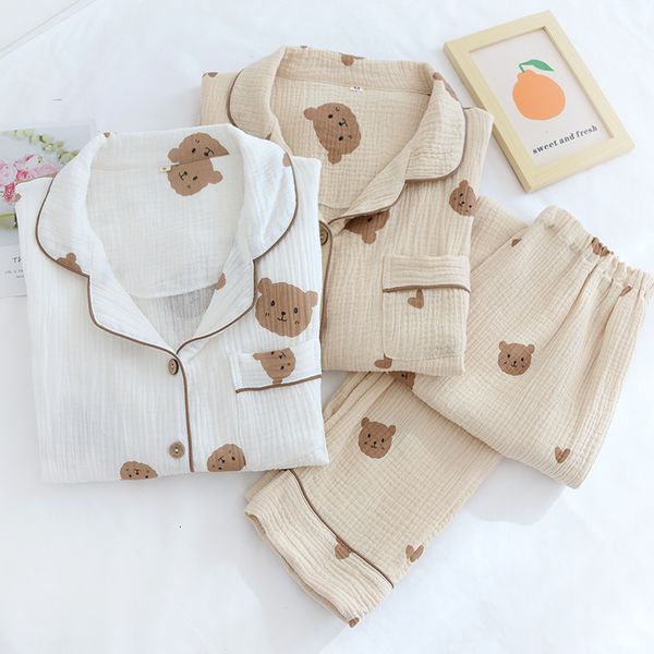 women's sleepwear spring summer autumn couple pure cotton cute pajamas set sleepwear female long sleeve pijama suit loungewear crepe la, Black;red
women's sleepwear spring summer autumn couple pure cotton cute pajamas set sleepwear female long sleeve pijama suit loungewear crepe la, Black;red