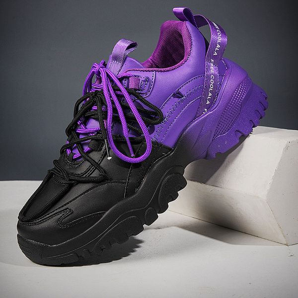 new fashion colorful mens platform sneakers comfortable light casual sneakers men chunky streetwear designer trainers men, Black
new fashion colorful mens platform sneakers comfortable light casual sneakers men chunky streetwear designer trainers men, Black
