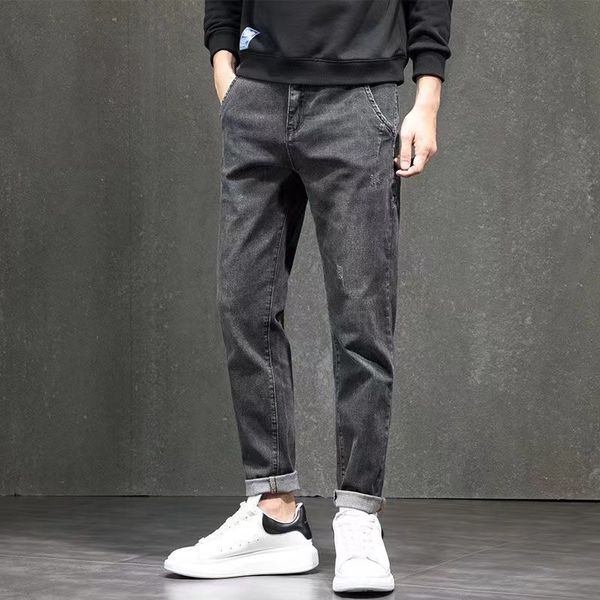 male jeans casual wear men's pants trend wild jeans classic denim jeans slim casual denim jeans korean elastic pants new men's tro, Blue
male jeans casual wear men's pants trend wild jeans classic denim jeans slim casual denim jeans korean elastic pants new men's tro, Blue