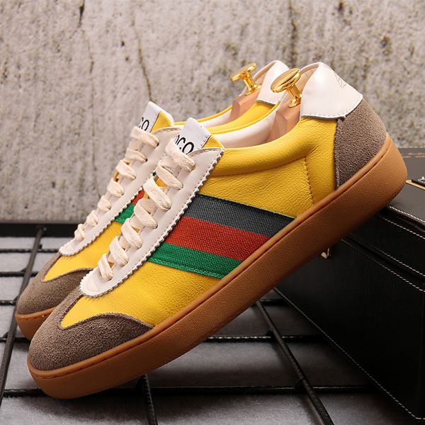 dress shoes factory sell suede leather men's sneakers white light platform casual brand tennis original trainers zapatillas hombre 2303, Black
dress shoes factory sell suede leather men's sneakers white light platform casual brand tennis original trainers zapatillas hombre 2303, Black
