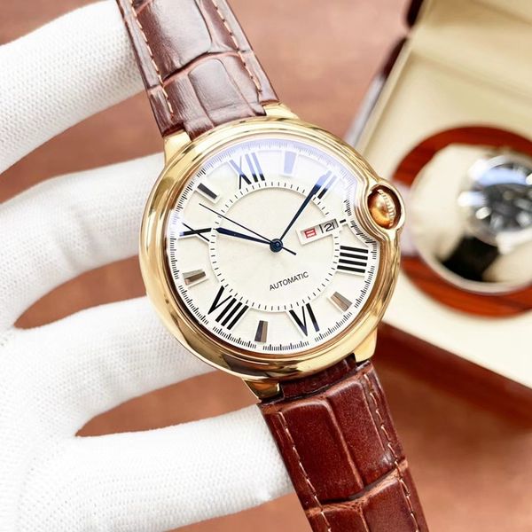 mens automatic mechanical watches 46mm full stainless steel leather strap wristwatches luxury brand watch dual calendar function tank montre, Slivery;golden
mens automatic mechanical watches 46mm full stainless steel leather strap wristwatches luxury brand watch dual calendar function tank montre, Slivery;golden