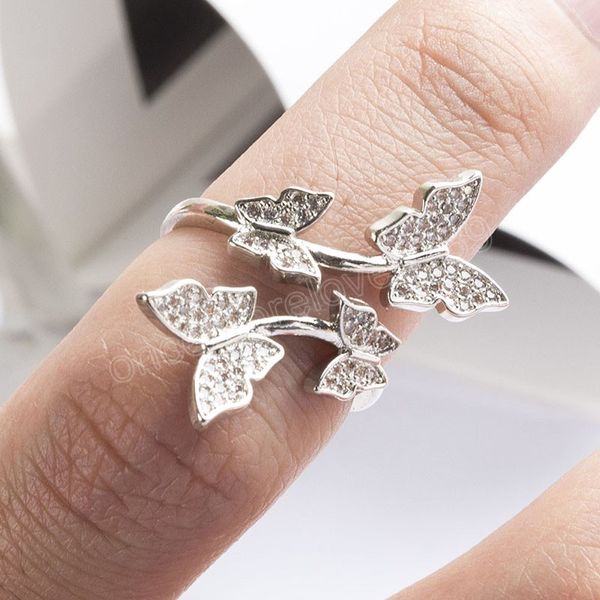 silver color butterfly resizable rings with aaa zircon bling stone women fashion party jewelry gift
silver color butterfly resizable rings with aaa zircon bling stone women fashion party jewelry gift