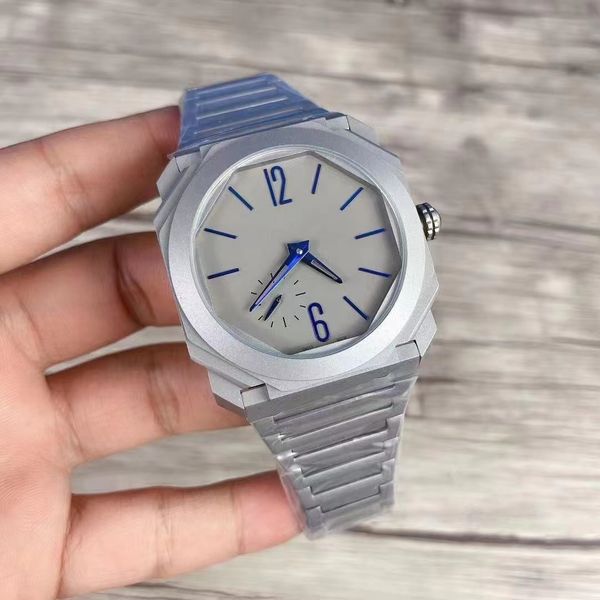 2023 new octo finissimo sports watch 42mm grey octagonal dial men's watch grey case arabic numerals, Slivery;brown
2023 new octo finissimo sports watch 42mm grey octagonal dial men's watch grey case arabic numerals, Slivery;brown