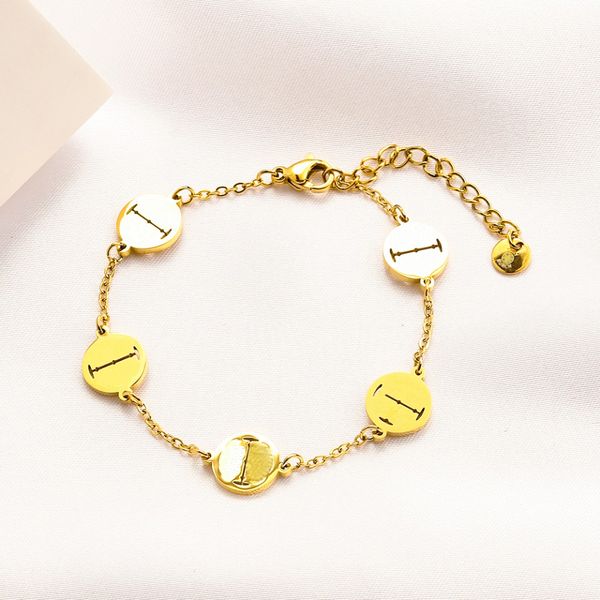 designer bracelet fashion chain jewelry classic bracelets link women brand letter 18k gold plated stainless steel crystal lovers gifts wrist, Black
designer bracelet fashion chain jewelry classic bracelets link women brand letter 18k gold plated stainless steel crystal lovers gifts wrist, Black