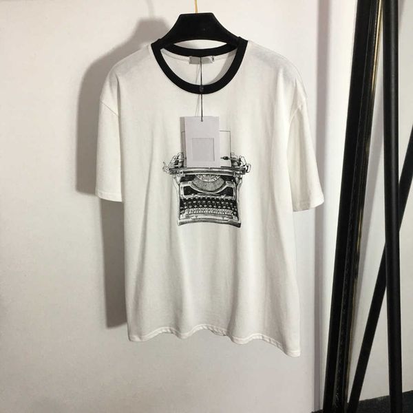 23ss brand designer women t-shirt round neck pure cotton perfume bottle typewriter print all-match short sleeve t-shirt womens clothes, White
23ss brand designer women t-shirt round neck pure cotton perfume bottle typewriter print all-match short sleeve t-shirt womens clothes, White