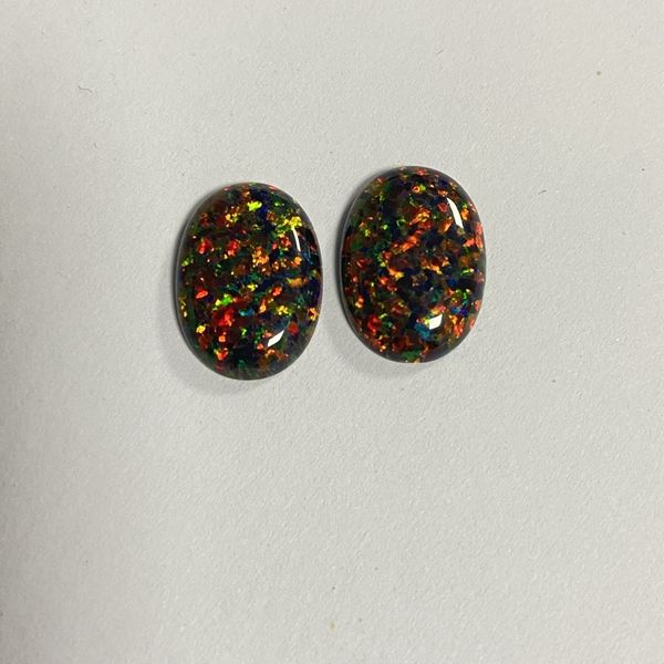 loose diamonds meisidian lab created 13x18mm op32 flatback cabochon blck opal gemstone 230320, Black
loose diamonds meisidian lab created 13x18mm op32 flatback cabochon blck opal gemstone 230320, Black