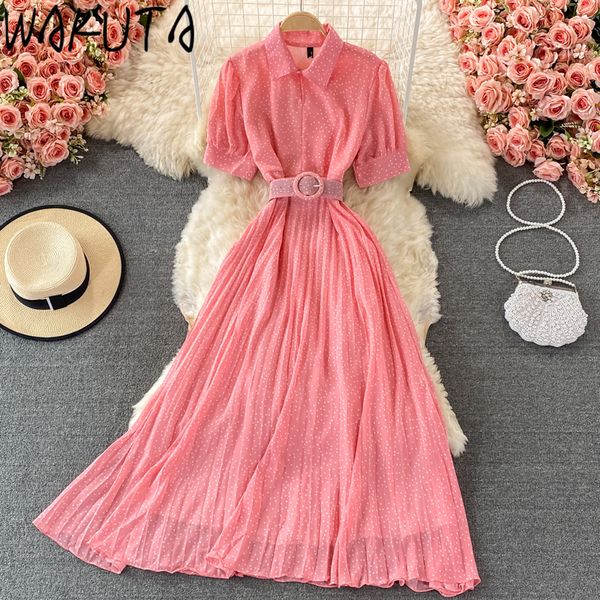 casual dresses wakuta woman boho dress summer polka dot solid color belted empire long maxi dresses femme chic casual vestidos de mujer 2303, Black;gray
casual dresses wakuta woman boho dress summer polka dot solid color belted empire long maxi dresses femme chic casual vestidos de mujer 2303, Black;gray