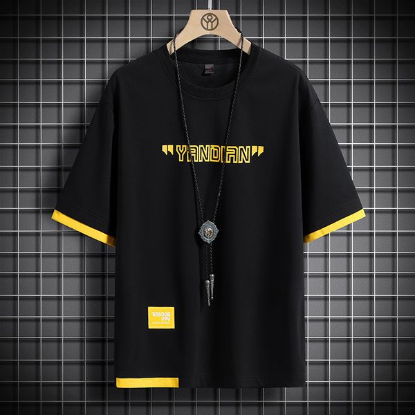 men's t-shirts hip hop loose mens streetwear t-shirts casual classic summer short sleeves black white tshirt tees plus oversize 5xl 6xl, White;black
men's t-shirts hip hop loose mens streetwear t-shirts casual classic summer short sleeves black white tshirt tees plus oversize 5xl 6xl, White;black