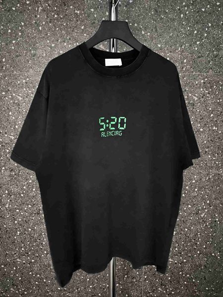 plush t shirt designer luxury coats balciga version paris b digital clock washing stirfrying color shortsleeved luminous shoulder loose tshi, Black
plush t shirt designer luxury coats balciga version paris b digital clock washing stirfrying color shortsleeved luminous shoulder loose tshi, Black