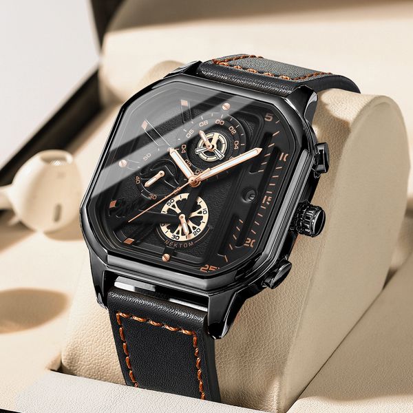 5 pcs high-grade quartz watch men's watch luminous waterproof square watch box, Slivery;brown
5 pcs high-grade quartz watch men's watch luminous waterproof square watch box, Slivery;brown