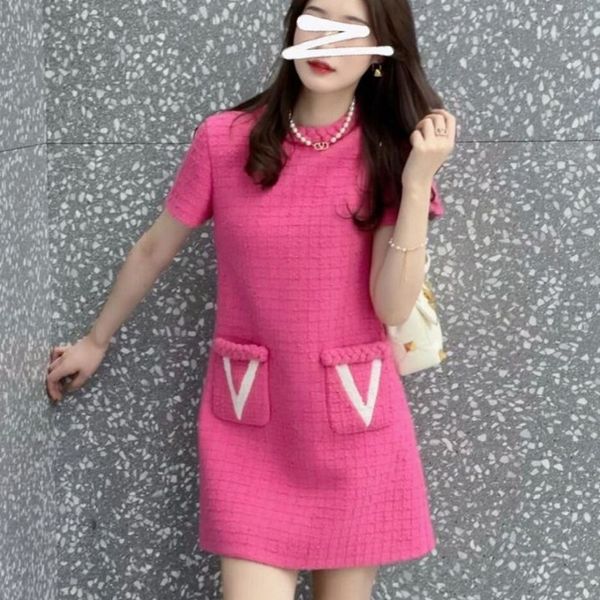casual dresses summer french luxury small fragrance pocket design rose tweed fashion brand elegant women clothes dress vestidos 230321, Black;gray
casual dresses summer french luxury small fragrance pocket design rose tweed fashion brand elegant women clothes dress vestidos 230321, Black;gray
