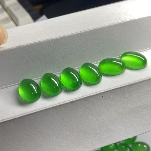 loose diamonds meisidian 3a quality 10x14mm flatback cabochon natural green jade myanmar burma jadeite stone 230320, Black
loose diamonds meisidian 3a quality 10x14mm flatback cabochon natural green jade myanmar burma jadeite stone 230320, Black