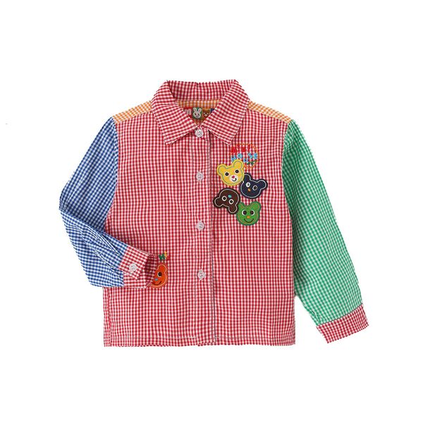 kids shirts miki paneled plaid candy color foreign style cartoon spring and autumn long sleeve men's and women's baby children, White;black
kids shirts miki paneled plaid candy color foreign style cartoon spring and autumn long sleeve men's and women's baby children, White;black