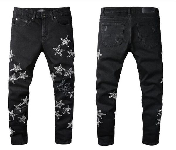 20ss mens designer jeans distressed ripped biker slim fit motorcycle denim for men s fashion jean mans pants pour homm6221027, Blue
20ss mens designer jeans distressed ripped biker slim fit motorcycle denim for men s fashion jean mans pants pour homm6221027, Blue