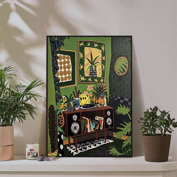 matisse oil painting living room entrance decorative painting into the aisle green nordic cartoon art hanging painting 
matisse oil painting living room entrance decorative painting into the aisle green nordic cartoon art hanging painting