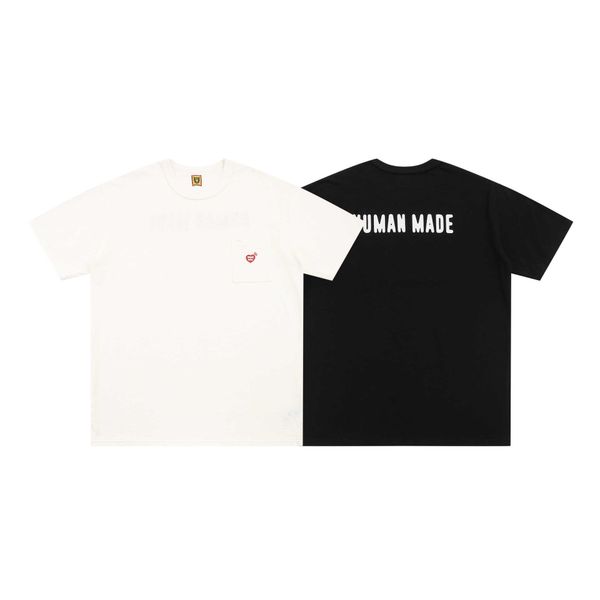 designer t shirts humanss makes chest pocket back printed short-sleeved slub cotton t-shirt men and women lovers youth outing t, White;black
designer t shirts humanss makes chest pocket back printed short-sleeved slub cotton t-shirt men and women lovers youth outing t, White;black