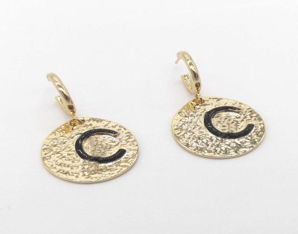 2022 charm drop earring with black color enamel round shape in 18k gold plated for women engagemet jewelry gift have b2020372, Golden
2022 charm drop earring with black color enamel round shape in 18k gold plated for women engagemet jewelry gift have b2020372, Golden