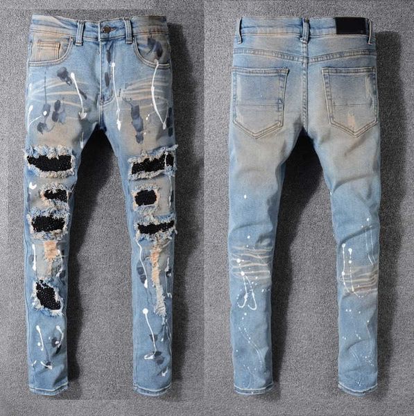 pants men's mens jeans designer black skinny stickers light wash ripped motorcycle rock revival joggers true religions men clothes667 z, Blue
pants men's mens jeans designer black skinny stickers light wash ripped motorcycle rock revival joggers true religions men clothes667 z, Blue