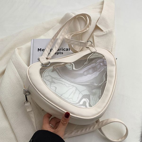 evening bags fashion women transparent shoulder bag love heart shaped pvc clear lady girls underarm casual daily travel handbag purse 230321
evening bags fashion women transparent shoulder bag love heart shaped pvc clear lady girls underarm casual daily travel handbag purse 230321